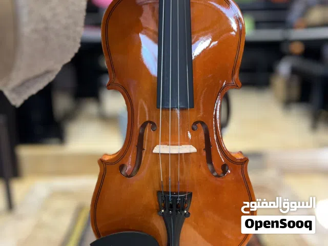 كمان ANTONELLA جديد مسكر بالكرتونه فل خشب مسطره مفاتيح خشب مدوزن جاهز