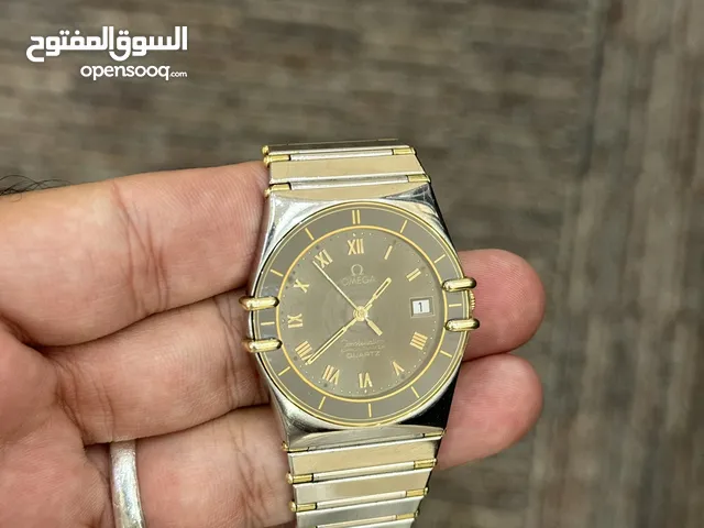 OMEGA Constellation Date Two-Tone Beautiful  اوميجا ذهب Design Unisex Watch