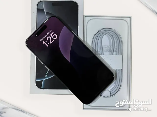 I phone 16 pro max 256G بطارية 100% شبه جديد