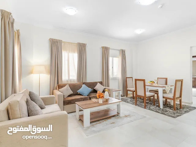 شقق غرفتين و صالة بالنصر مفروشة و شاملة كل الفواتير شاملة الانترنت بمنطقة مميزة و هادئة للإجار
