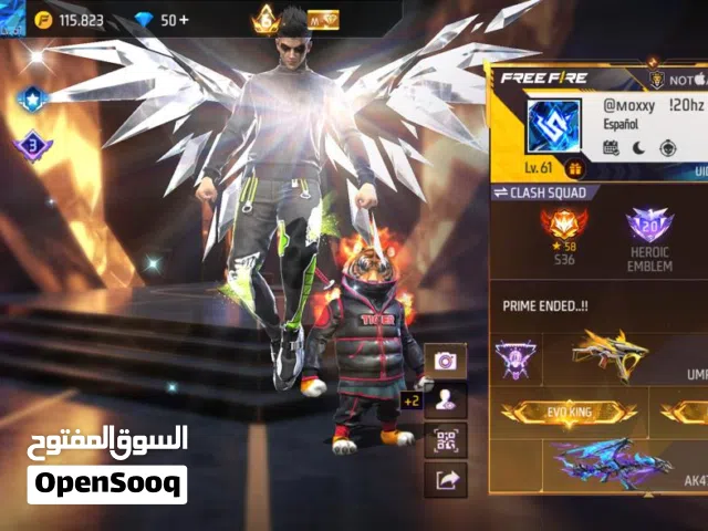 old free fire account rare