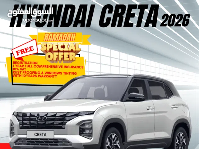 BRAND NEW HYUNDAI CRETA NEW SHAPE 1.6 ENGINE GET BEST RAMADAN OFFERS NOW AVAILABLE INSTALMENT