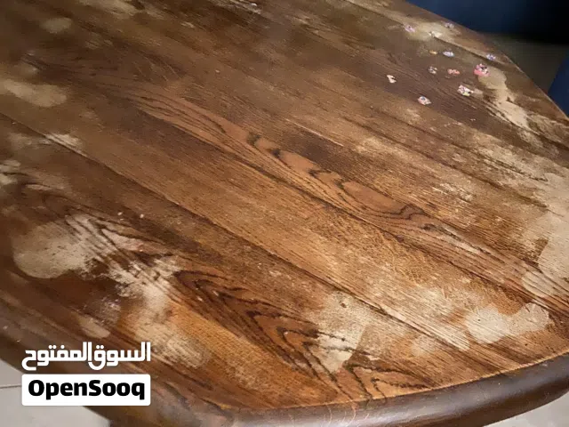 طاولة وسط انتيكا خشب بلوط صب  سويدية