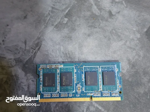 رام لابتوب ddr3 4g حالته كلش جيده