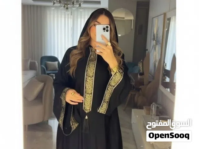 عبايه الملكه (مخزنC14)   عبايه ب خامه كتان مستورد   غير شفافه ومش بتبين تفاصيل الجسم