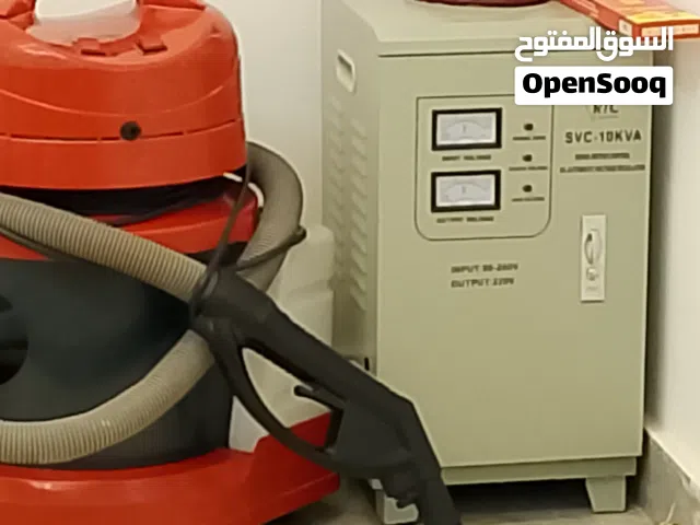 منظم كهرباء  +مكنسة كهربائية للبيع