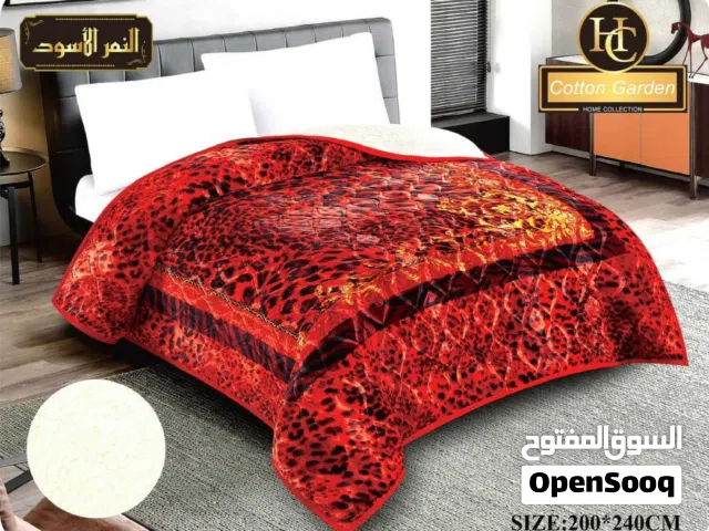 بطانيات ودفيات ثقيلة بتصاميم اوربي فخامة وجودة لاتقارن وزن ثلاثه كيلو ونص وجهين مبطن بفرو من الداخل