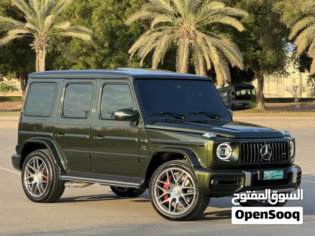 موديل 2023 - Mercedes G63 Amg باللون النادر المميز الزيتي بدون حوادث صبغة وكالة
