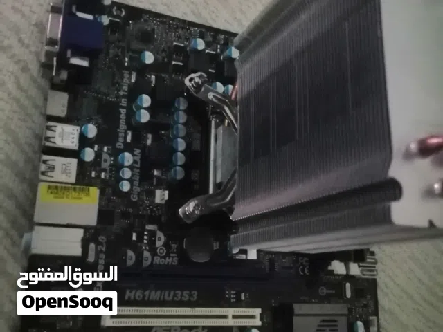 H61m and ram and cpu motherboard