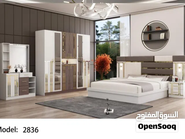 متوفر غرف نوم 7 قطع مع دوشك طبي وتركيب والدفع مع التسليم تبدأ الأسعار من 175 ريال
