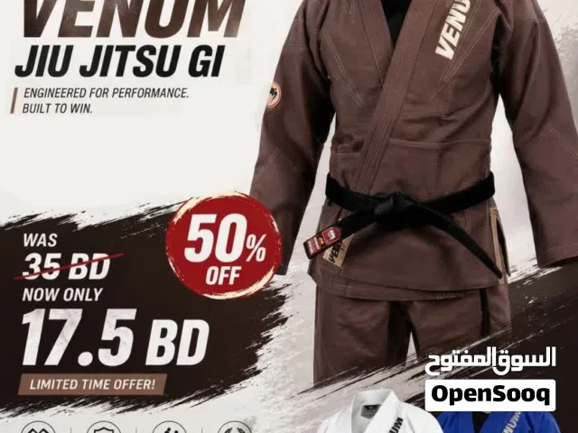 Venum Jiu Jitsu Gi – 50% OFF!    بدلة جيوجيتسو Venum – خصم 50%