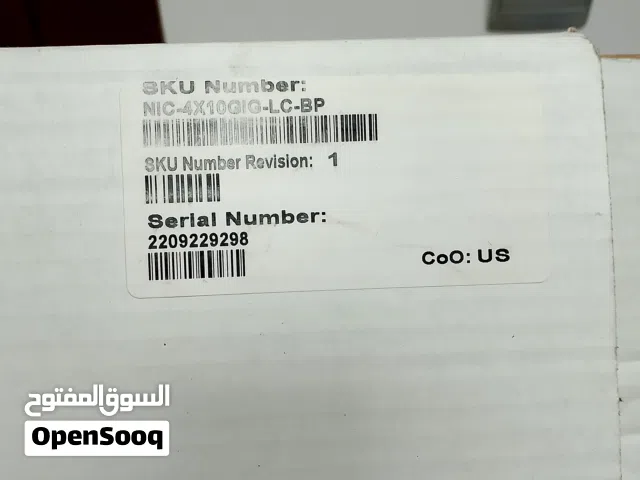 4 Port 10G Fiber NIC Card (LC, PCIe) – New – Made in USA