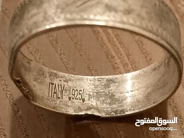 دبله فضه 925 ايطالي قديمه