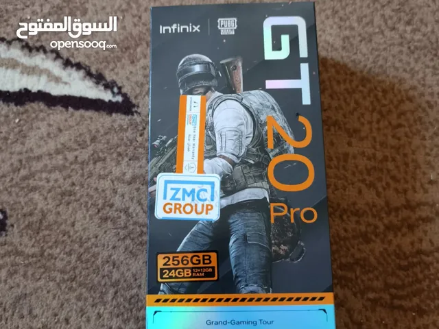 جهاز Infinix GT 20 Pro 5G نسخة 24 جيجا/265 معاه كامل اغراضه بحالة الجديد