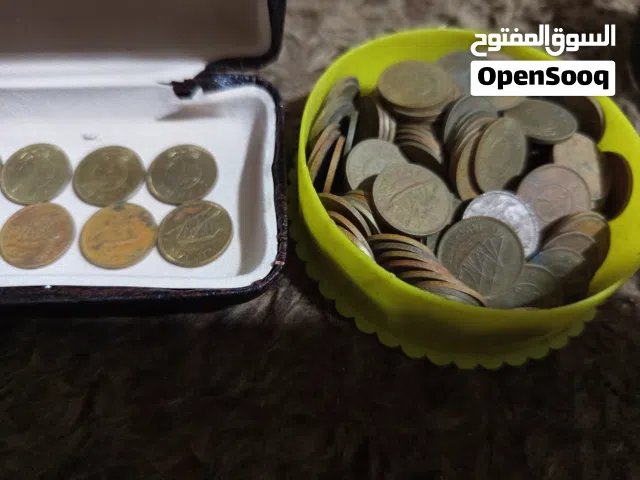 عمله كويتيه فلس انتيكا 1967وعمله سنه1972 عدد العملات 144قطعه سعر العمله الواحده دينار واحد اردني