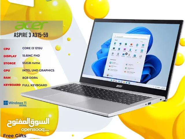 لابتوب ايسر اي 3 Laptop Acer i3-12Gen بافضل الاسعار