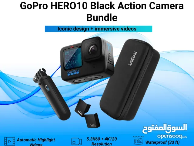 جوبرو هيرو 10 كاميرا احترافية بكج /GoPro HERO 10 Action Camera Bundle