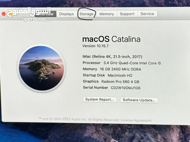 macOS Catalina, 4K ,16GB RAM DDR 4
