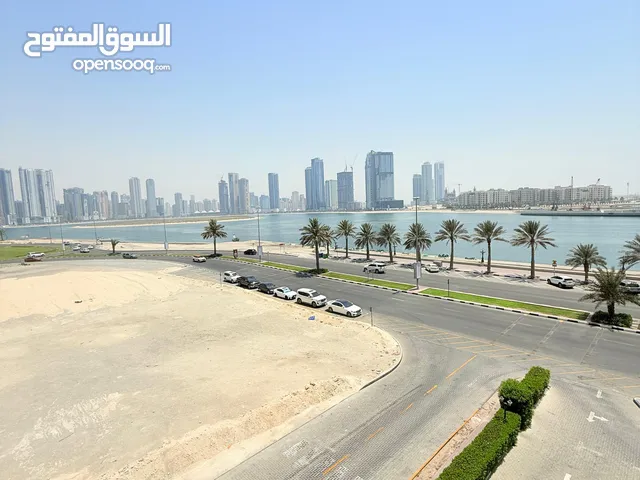 Sharjah Al Khan furnished studio with hotel furniture, first tenant, large area, room, separate kitc