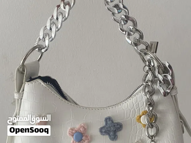 White beautiful colorful bag for women and kids