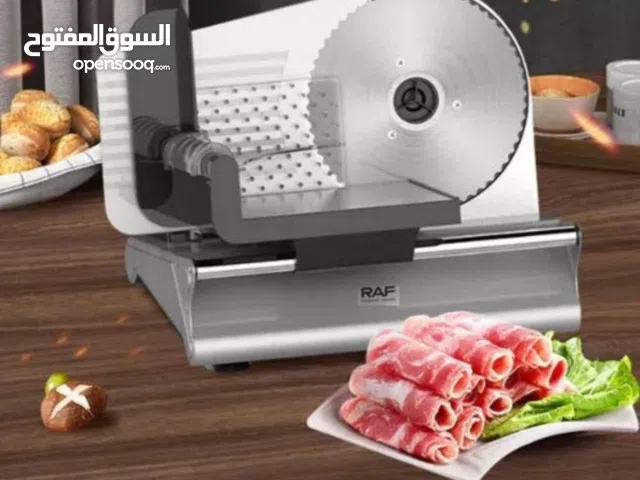 قطاعة لحوم واطعمة فولاذية ستانلس كهربائية من RAF يمكنها تقطيع أي نوع من اللحوم الباردة أو الجبن