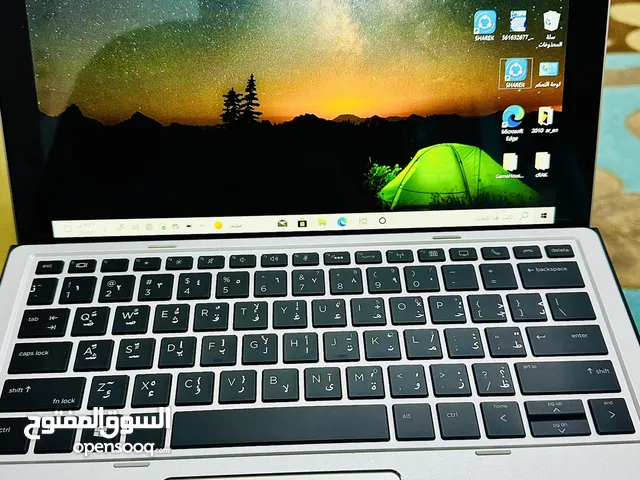 HP core i5 x2 الشاشه لمس يمكن فصل لوحه استخدامه ايباد