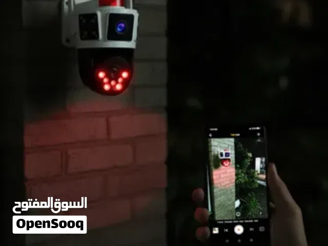 كاميرا مراقبة ذكية - تحكم كامل بالدوران والزووم عبر الجوال - اتصال لاسلكي - مناسبة للمنازل والمحلات