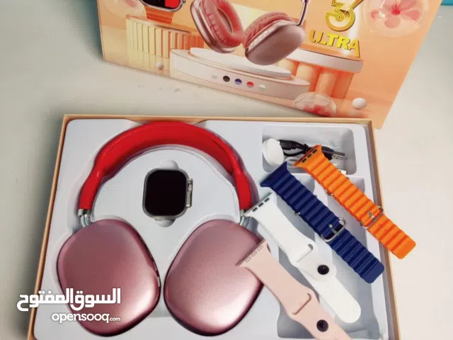 عرض خاص ساعة ذكية تشبك على اي تلفون +7كساتك الوان مختلفة + هدست بلوتوث...