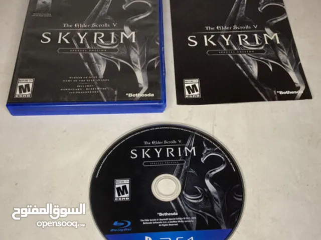 لعبة سكيريم بلاستيشن 4 مستعمل بحالة ممتازة Skyrim Playstion 4 Sony