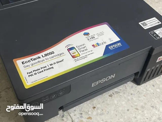 طابعة ومشروع طباعة للبيع l8050 وياها مكبس حراري