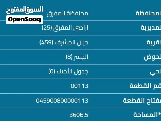 Residential Land for Sale in Mafraq Other