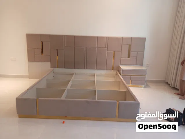 King size only baed no mattress one said tablal good condition locations Ghubra