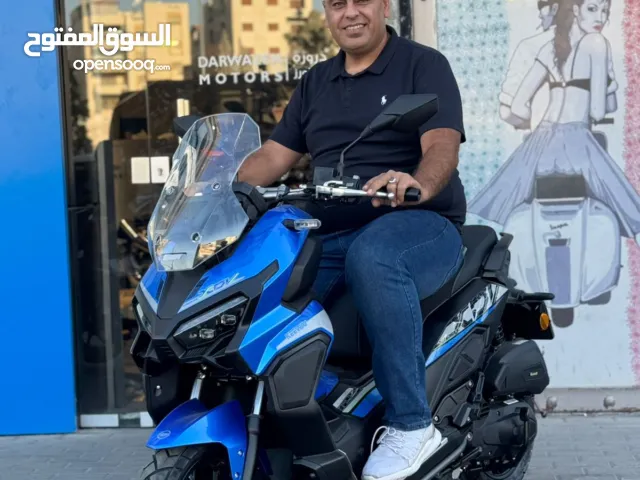 KEEWAY XDV 125 cc  صناعة اوروبية 15حصان،4صباب،انجكشن(بخاخ),تبريدمائي،125  سي سي،امامي وخلفي ABC..
