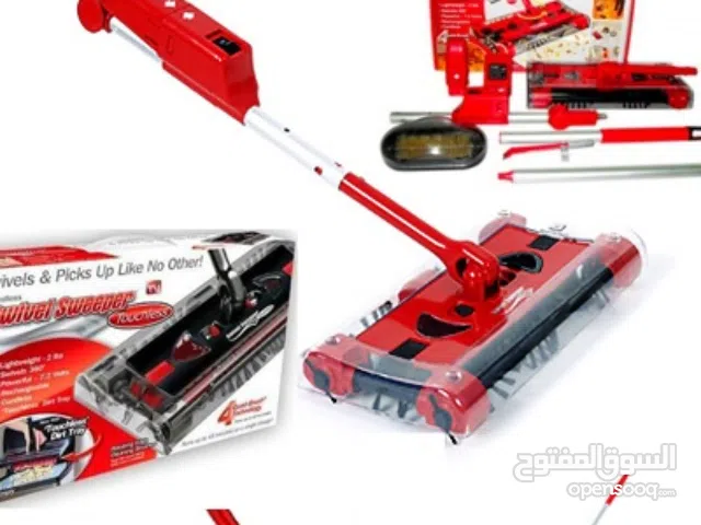 لمامه و مكنسه شحن جي 6 الحمراء لمامة شحن الدواره SWIVEL SWEEPER مكنسة اللمامه العجيبه