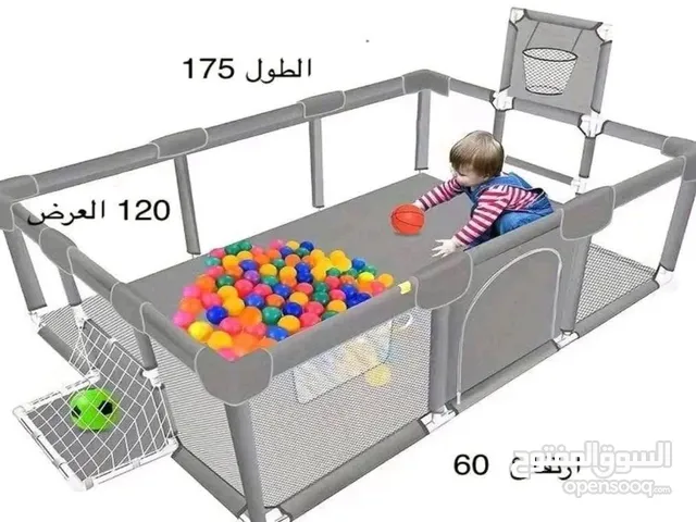 ساحة لعب أطفال فخمة وآمنة – شبه جديدة! لون كحلي