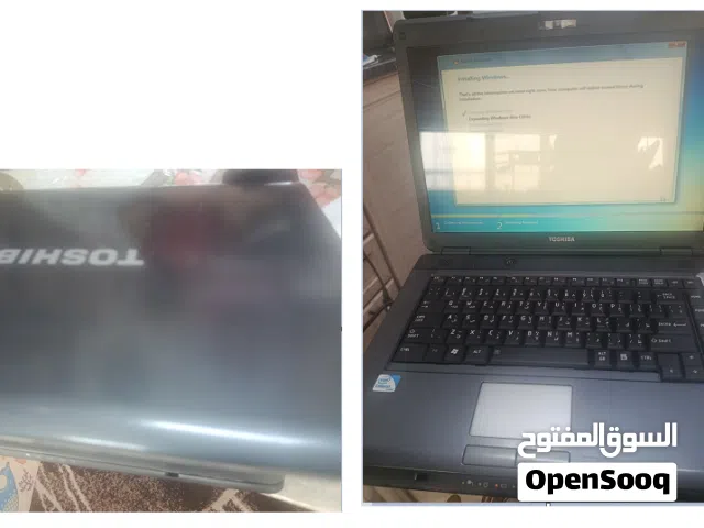 لابتوب توشيبا لدراسة، وتصفح انترنت بحالة ممتازة