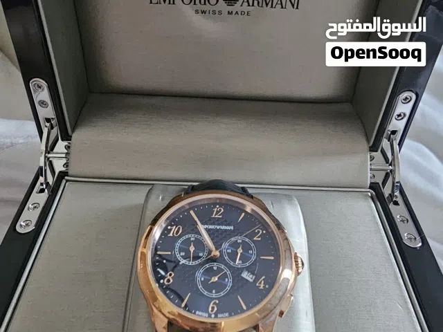 Emporio Armani men watch used 3 times only excellent condition AED 600