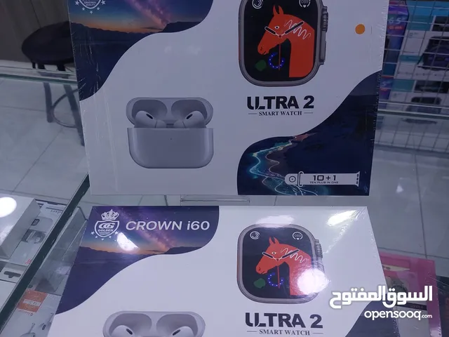 ساعه ذكية مع سماعة بلوتوث اخر اصدار Ultra 2 11كاستك بالاوان مختلفه سمارت وتتش