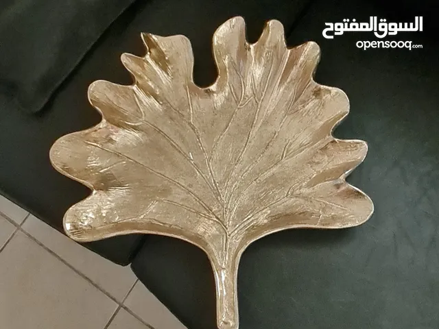 Metal Golden Leaf Decor