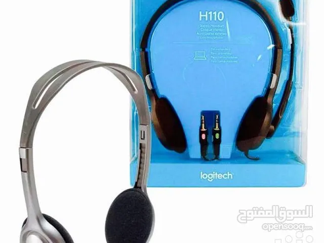 Logitech H110 Stereo Headset وضوح في الصوت... وراحة تدوم طوال اليوم!لجميع الاستعمالات
