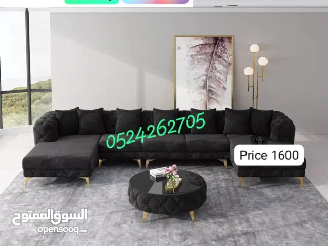 Elegant Touch for Your Home – Complete Sofa Set with Table لمسة أنيقة لمنزلك – طقم أريكة كامل مع ط