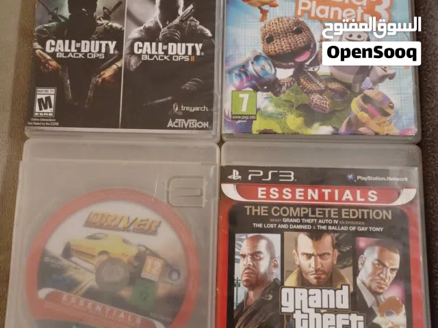 العاب بلايستيشن 3 مستعملة استعمال نظيف  للبيع  Playstation 3 cd bundle used and clean for sell