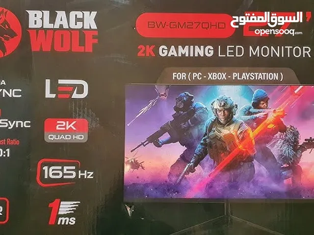 Black wolf monitor 27" 2k 165Hz 1ms ips