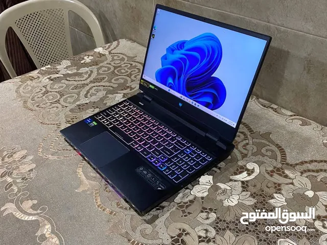 لابتوب ايسر بروديتور جيمينج i7 الجيل12كرت الشاشه rtx3060 لابتوب مميز بحال الجديد للتواصل الرقم بلوصف
