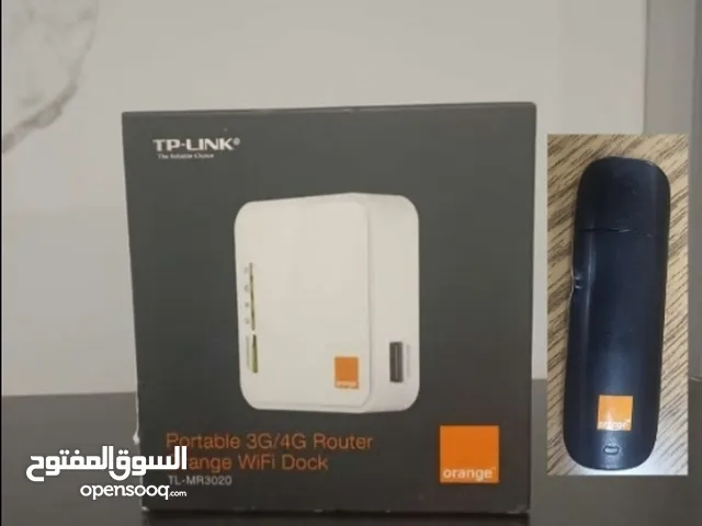 راوتر مع فلاشة مودم دونجل اورانج TP LINK 4G .. قابل للتفاوض