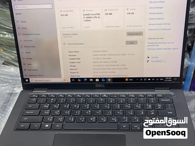 Dell Latitude 3510  Intel Core i7 10th Gen  8GB RAM  256GB SSD  15.6" Display