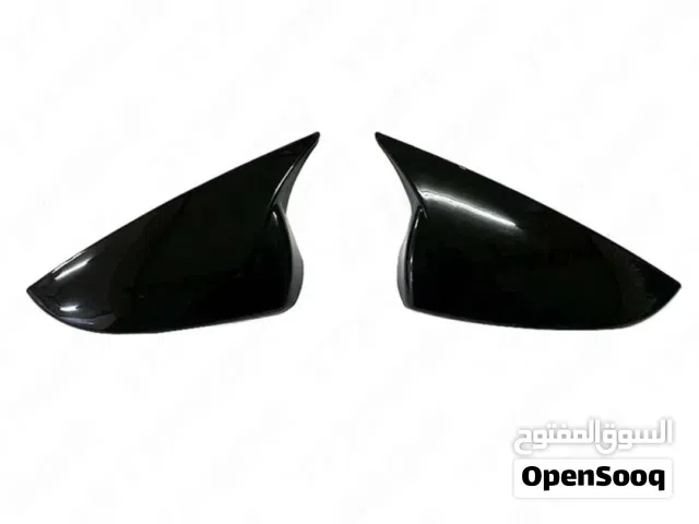 طقم غطاء مرايا أسود لامع لكزس IS2015