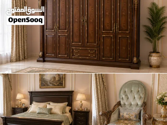 غرفة نوم و كراسي