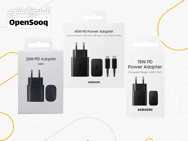 Original Samsung adapter  ادابتر سامسونج اصليه من 15 وات الى 65 وات
