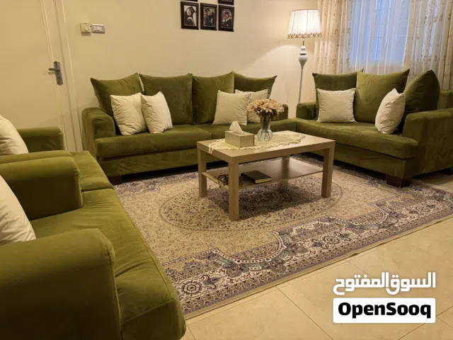 طقم كنب موديل تركي سبع مقاعد لون اخضر فاتح